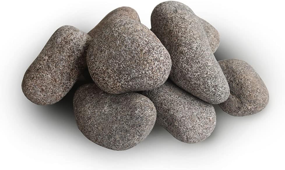 HUUM Cliff 9.0 kW Sauna Heater with UKU WiFi Control (Glass), 165 pounds of Rounded Olivine Stones Included (for saunas up to 524 cu ft.)